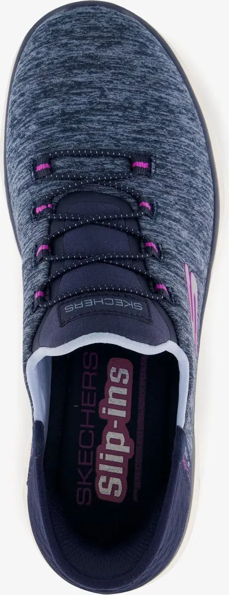 Skechers Slip-Ins Summits Dazzle Navy Sneakers - Blauw