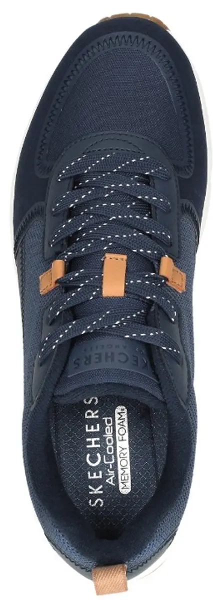 Skechers Uno Layover Heren Sneakers - Navy - afbeelding 4 van 6