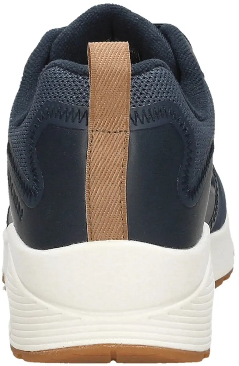 Skechers Uno Layover Heren Sneakers - Navy - afbeelding 5 van 6