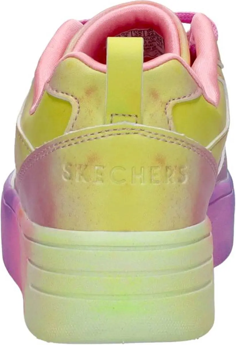 Skechers Court High Electric Remix Meisjes Sneakers - Multi - afbeelding 6 van 6