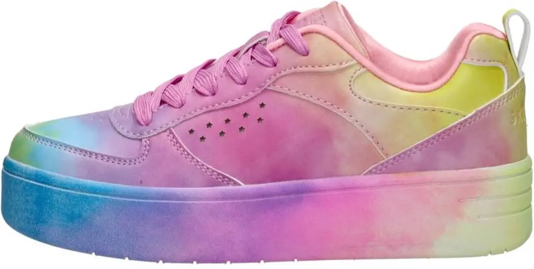 Skechers Court High Electric Remix Meisjes Sneakers - Multi - afbeelding 2 van 6