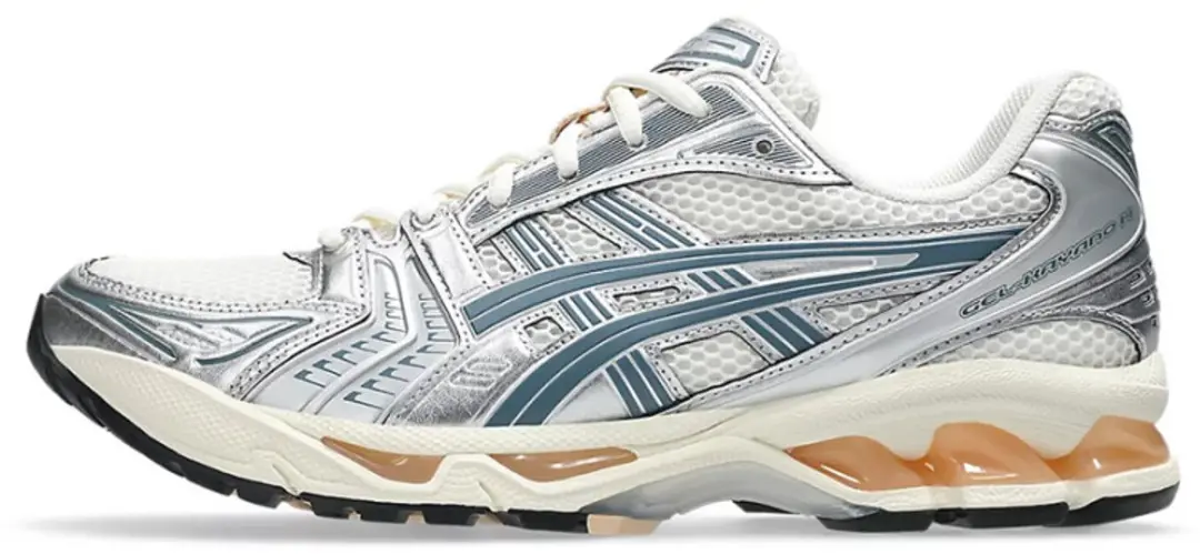 ASICS Gel-Kayano 14 Birch Pure Silver Teal Gold