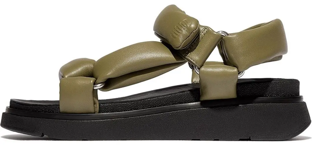 FitFlop Damessandalen Gen-FF van zacht leer met achterband IZ8