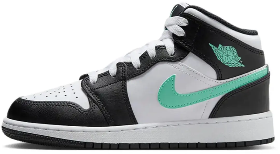 Jordan 1 Mid (GS) 'Green Glow'