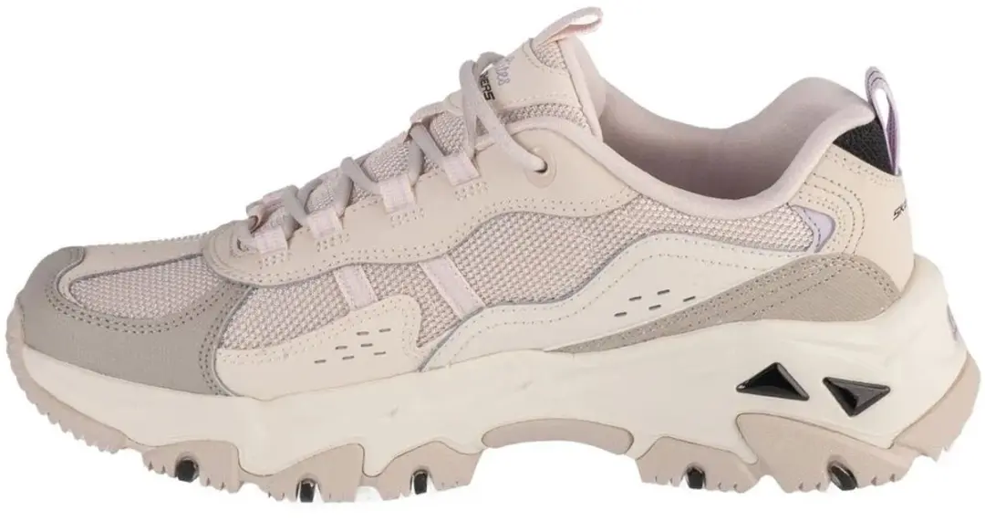 Skechers D'Lites Hiker Dames Sneaker 180128-NTMT - Wit