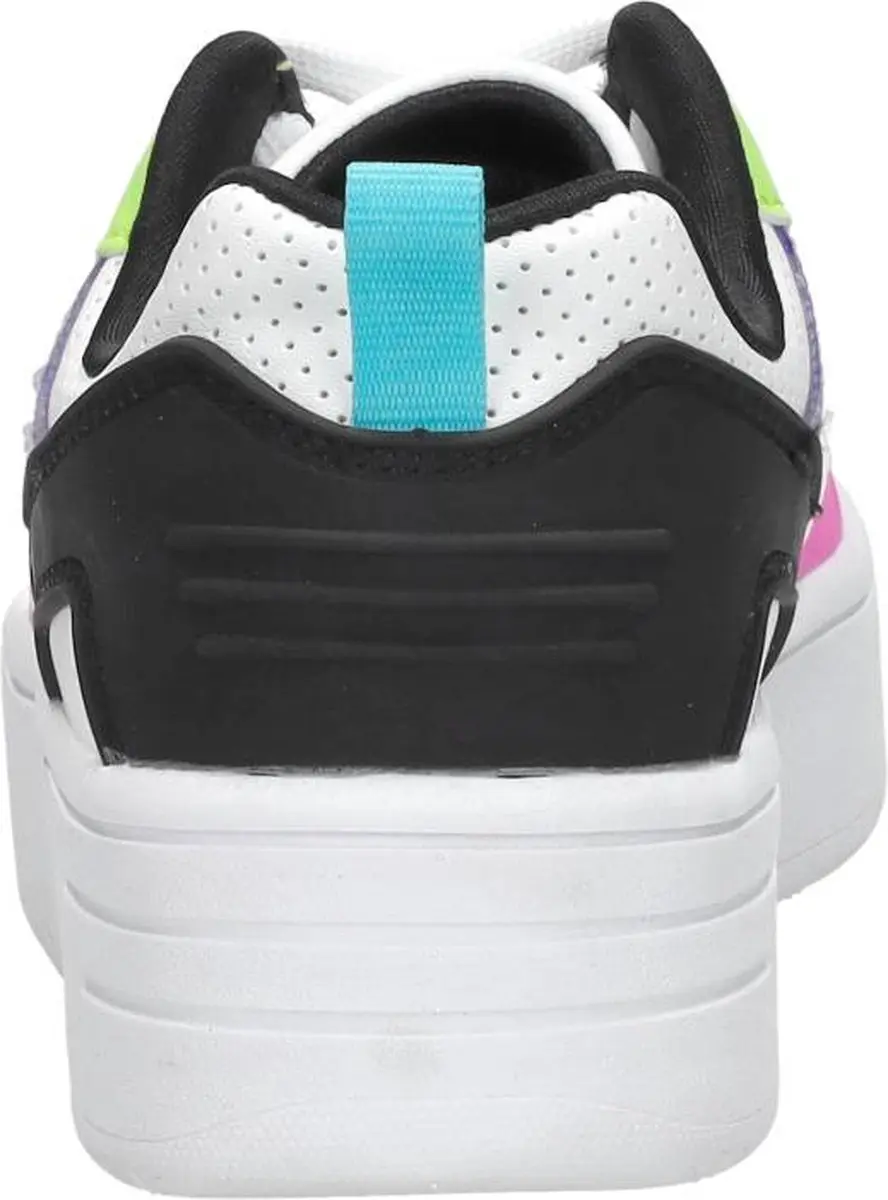 Skechers Court High - Classic Crush Unisex Sneakers - Wit/Zwart/Multicolour - afbeelding 6 van 6