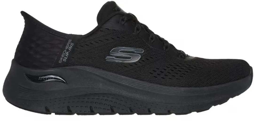 Skechers Arch Fit Slip-ins Easy Chic Dames Sneakers - Zwart