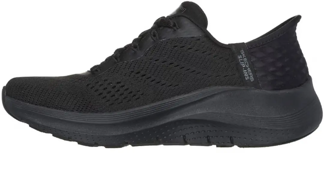 Skechers Arch Fit Slip-ins Easy Chic Dames Sneakers - Zwart