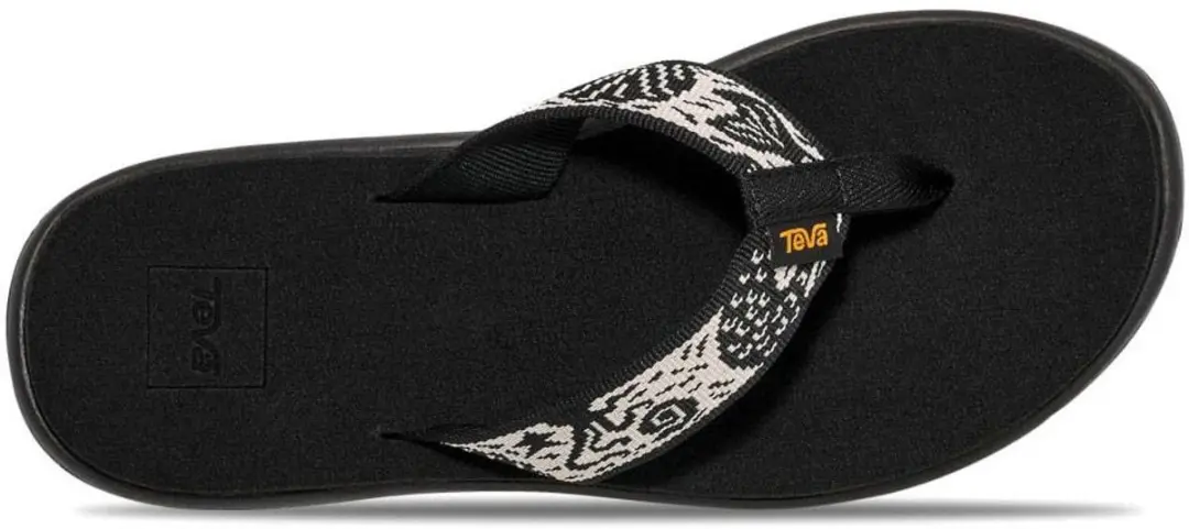 Teva Voya Flip Teenslippers Dames - 36 - Zwart/Wit