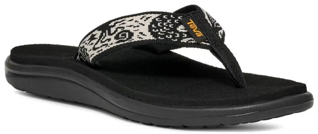 Teva Voya Flip Teenslippers Dames - 36 - Zwart/Wit