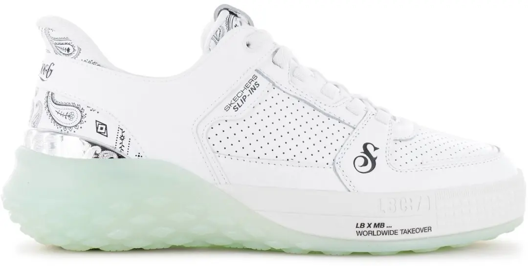 Skechers x Snoop Dogg Sizzle Slip-ins Sneakers 251170-WHT - Wit