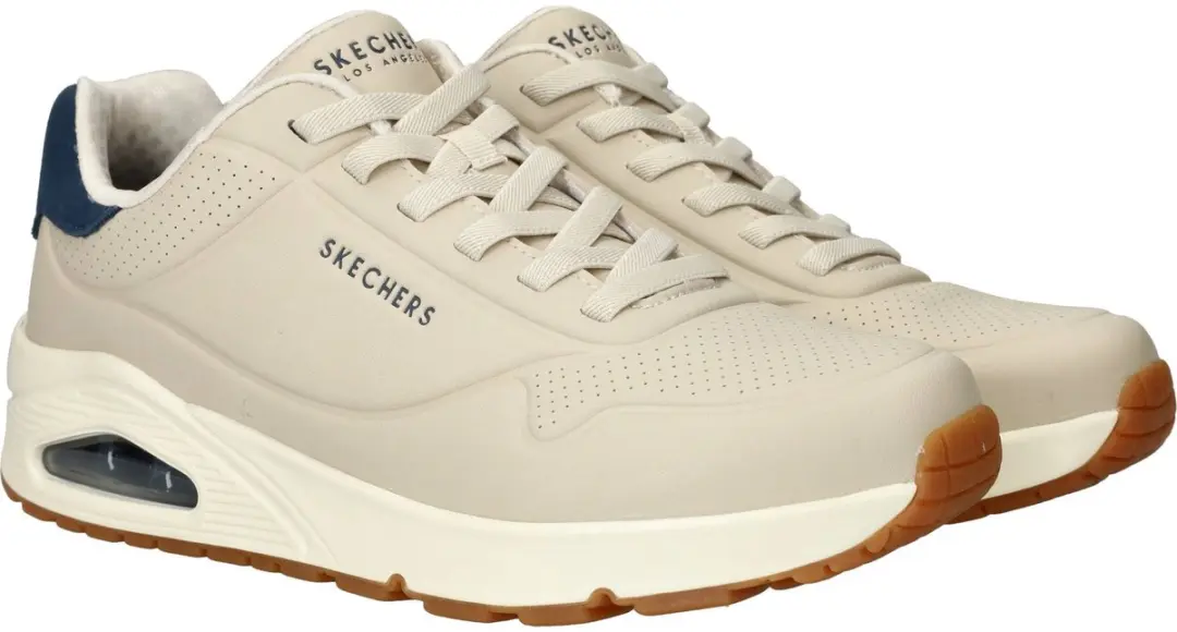 Skechers Uno Tailored Air Sneakers Heren - Beige - afbeelding 3 van 6