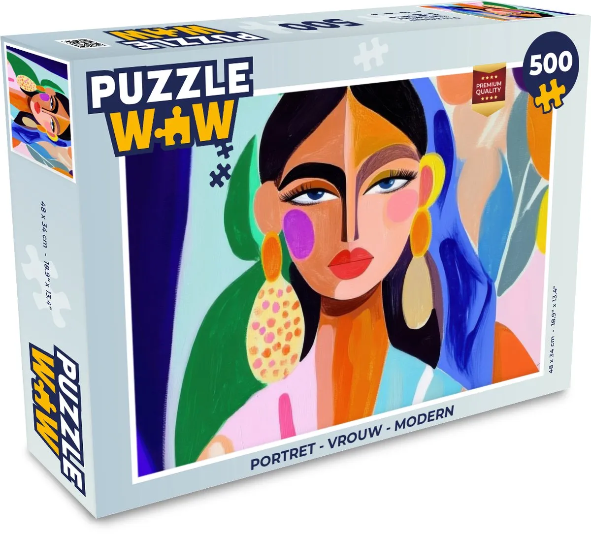 PuzzleWow Portret Legpuzzel 500 Stuks