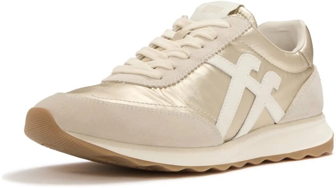 FitFlop Retro-Q Sneakers - Metallic Beige - 36