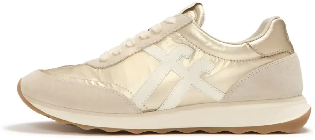 FitFlop Retro-Q Sneakers - Metallic Beige - 36
