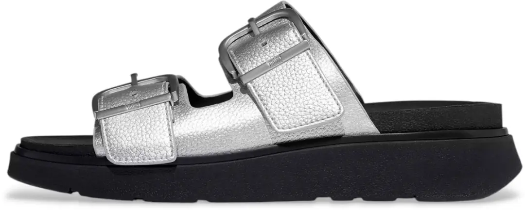 Fitflop Gen-FF gesp sandalen in zilver leer