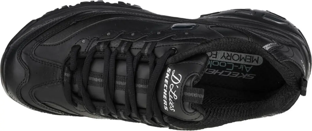 Skechers D'Lites Fresh Start Sneakers 11931-BBK - Zwart