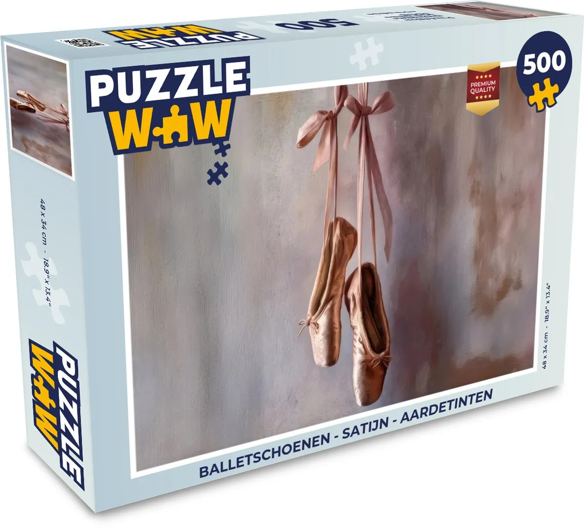 PuzzleWow Balletschoenen Puzzel 500 Stuks