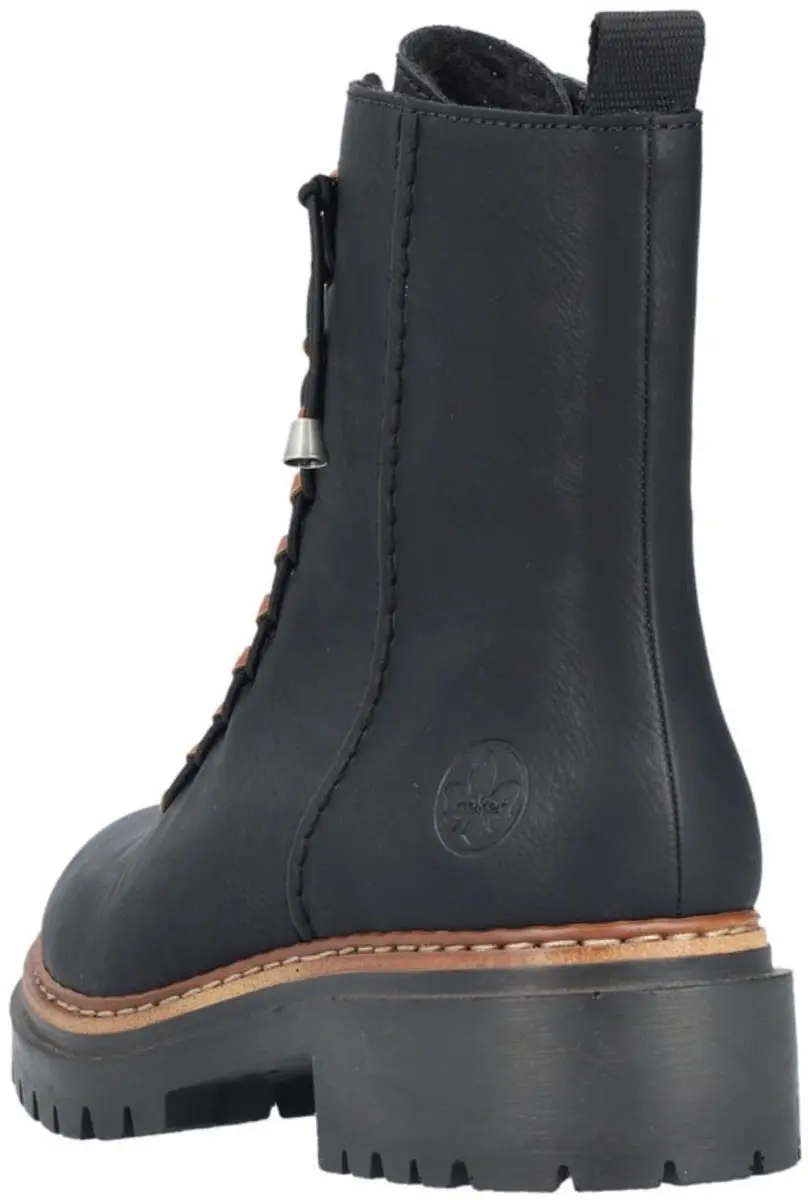 Rieker Dames Enkellaars 72653-00 - Zwart - afbeelding 4 van 6
