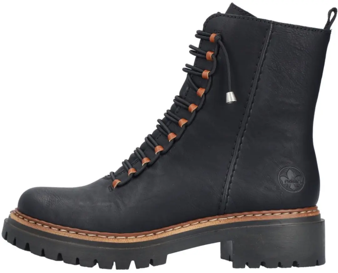 Rieker Dames Enkellaars 72653-00 - Zwart - afbeelding 6 van 6
