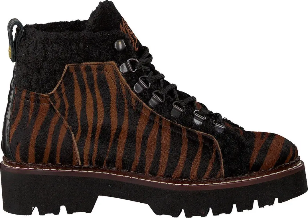 Scotch & Soda Dames Veterboots Olivine