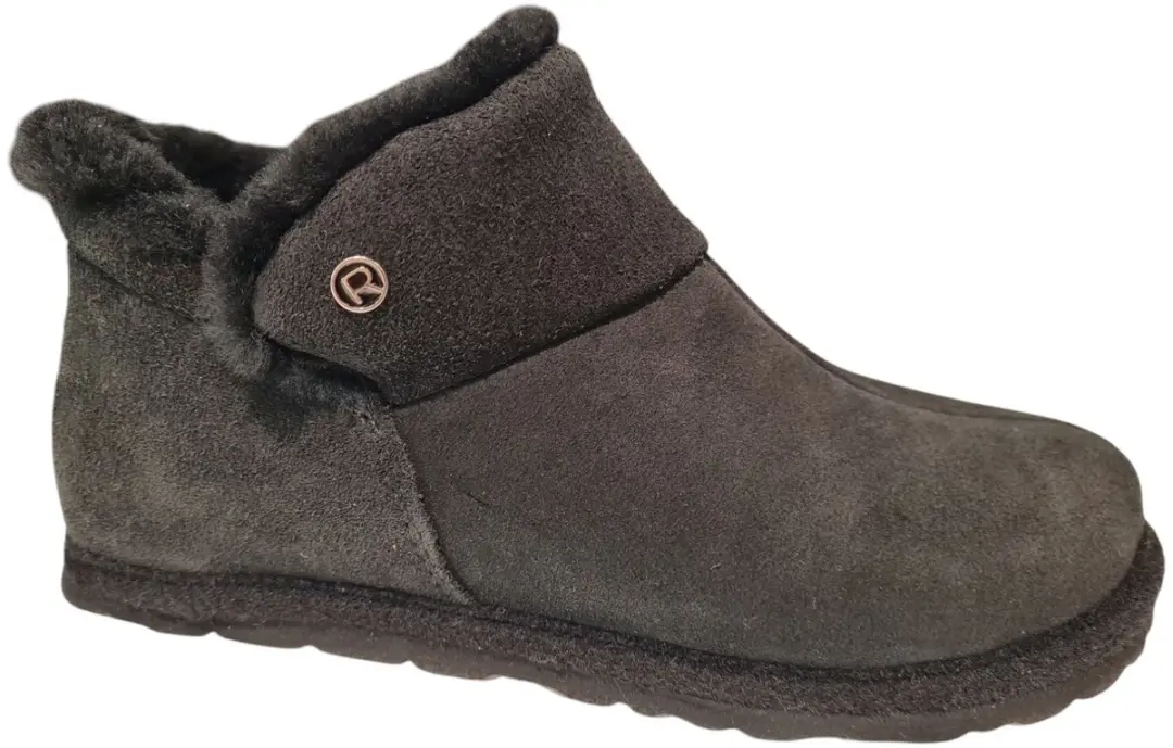 Rohde Dames Pantoffel 7076-90 - Maat 40 - Zwart