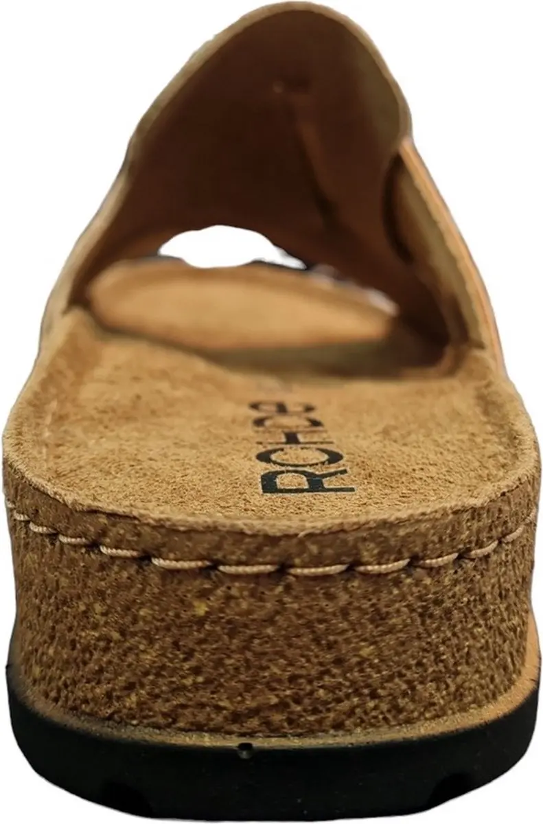 Rohde 5410 Teenslipper - Wit/Beige