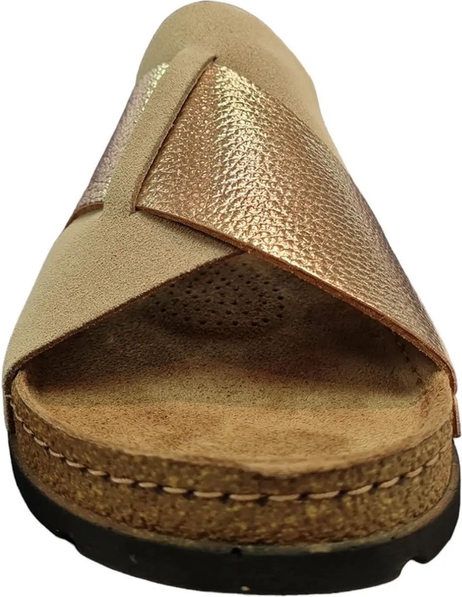 Rohde 5410 Teenslipper - Wit/Beige