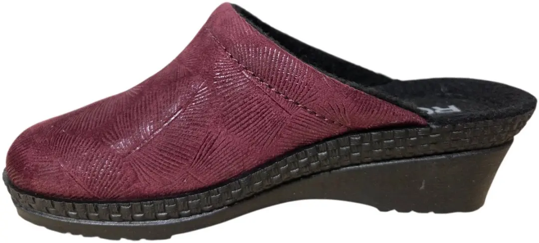 Rohde Dames Pantoffel 2450-48 - Wijnrood Maat 37