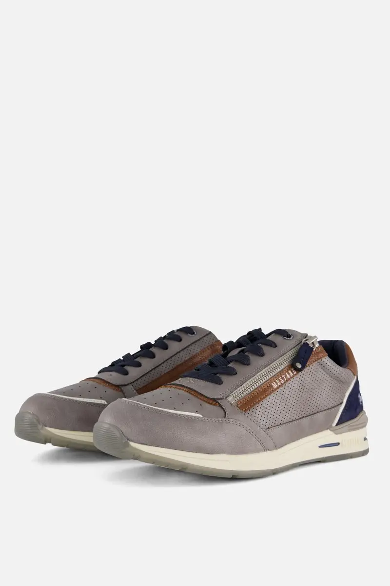 Mustang Sneakers grijs Synthetisch