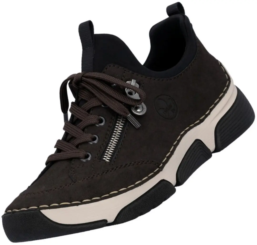 Rieker damesslippers 45973-25 donkerbruin