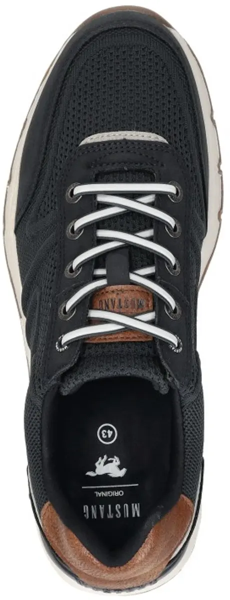 Mustang Sneakers Laag Sneakers Laag - blauw - Maat 43 - afbeelding 5 van 6