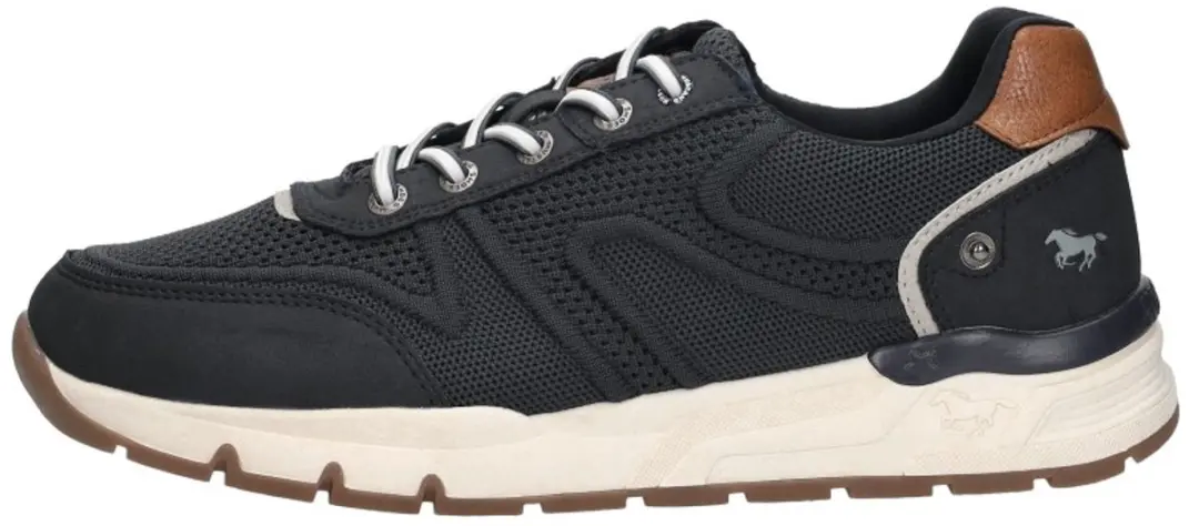 Mustang Sneakers Laag Sneakers Laag - blauw - Maat 43 - afbeelding 2 van 6