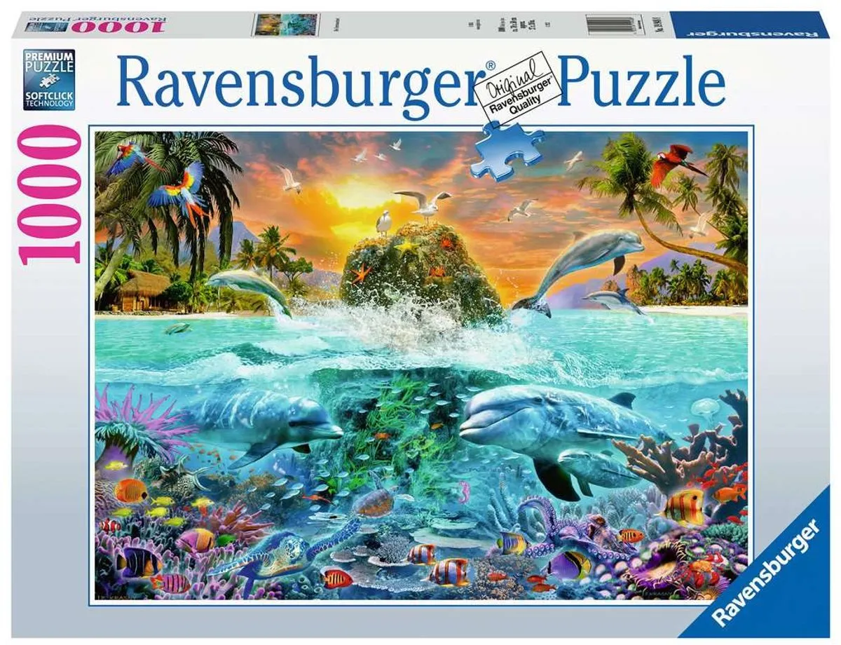 Ravensburger Die Unterwasserinsel Puzzel 1000 Stuks - afbeelding 3 van 4