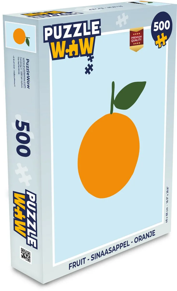 PuzzleWow Fruit Legpuzzel 500 Stuks