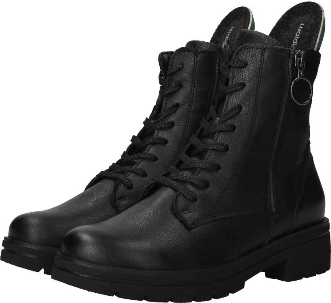 Wäldlaufer Zoe Veterboots 648803 139 001 - Dames 39 - Zwart Leer