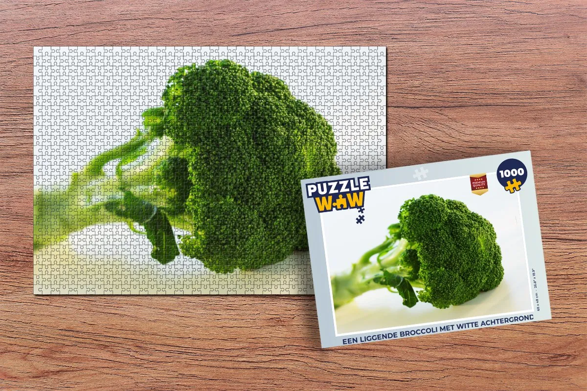 PuzzleWow Legpuzzel Broccoli 1000 Stuks - Multicolor