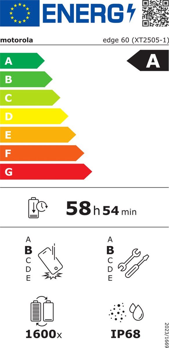 Motorola edge 60 - 12GB/256GB - Groen -5G