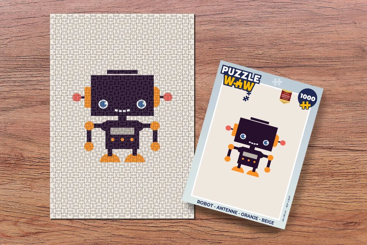 PuzzleWow Robot Antenne Puzzel 1000 Stuks - Multicolor