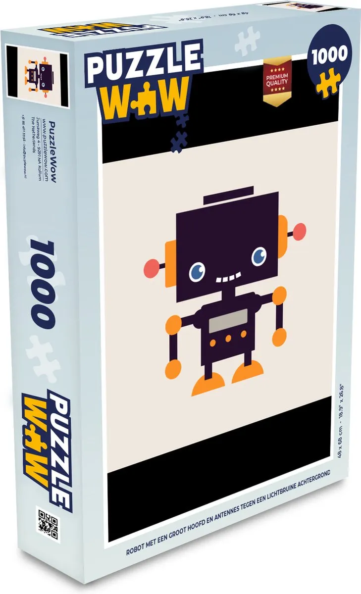 PuzzleWow Robot Antenne Puzzel 1000 Stuks