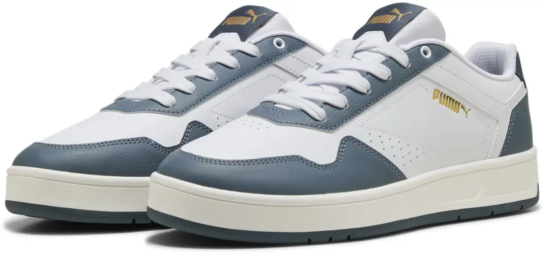 PUMA Court Classic Schoenen - 46 - PUMA White-Evening Blue - afbeelding 5 van 6