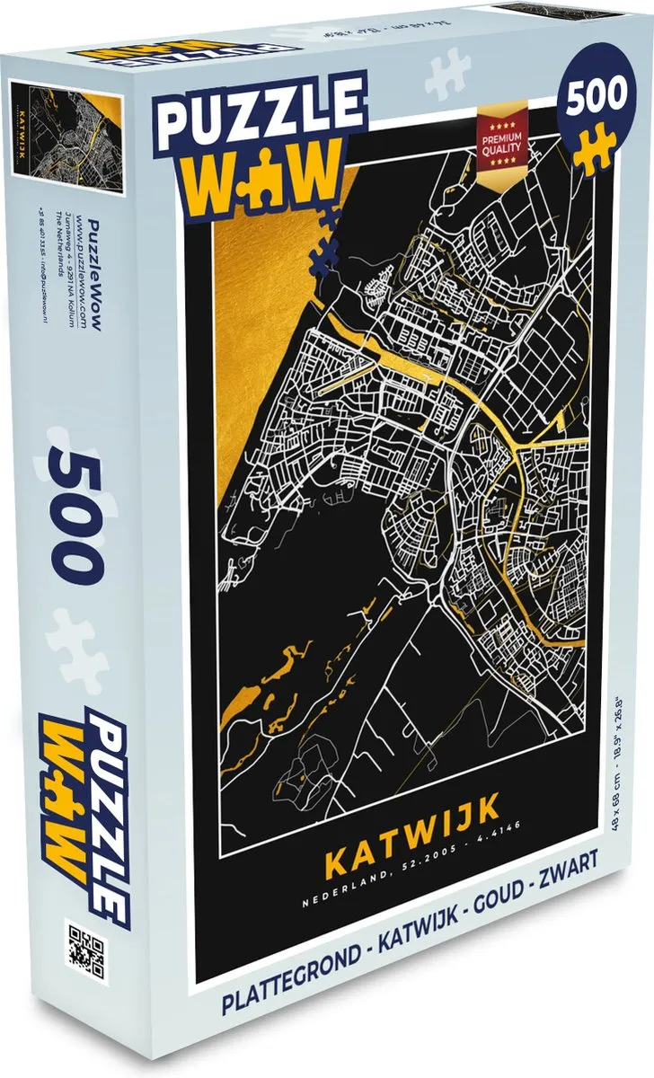 PuzzleWow Katwijk Legpuzzel 500 Stuks