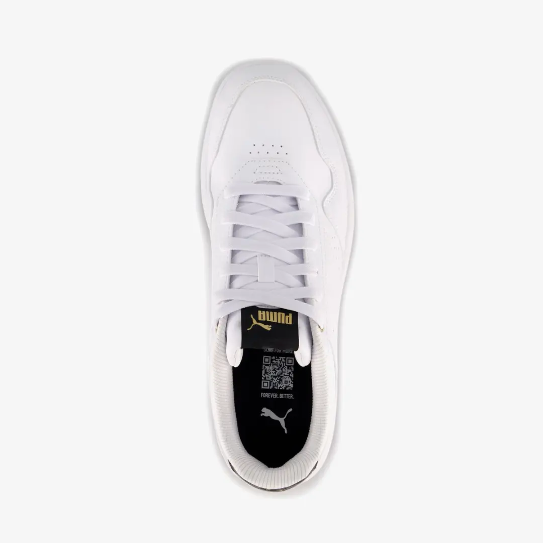 PUMA Court Classic Sneakers Dames - Wit/Zwart - afbeelding 3 van 6