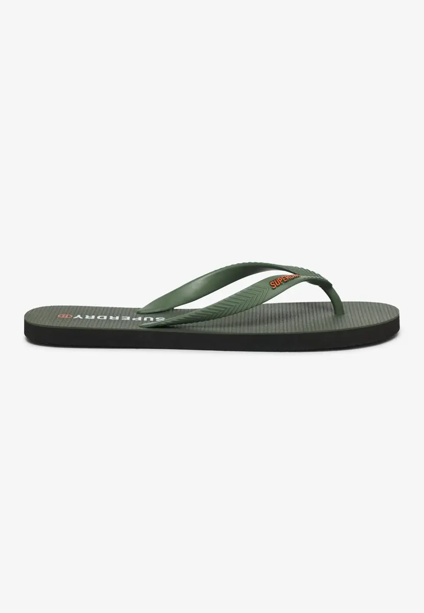 Superdry Core Essential Teenslippers Heren - Maat 10/11 - Army Khaki - afbeelding 6 van 6