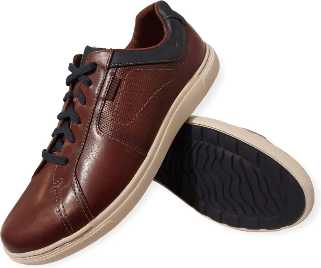 Clarks Mapstone Lace Sneaker - Bruin