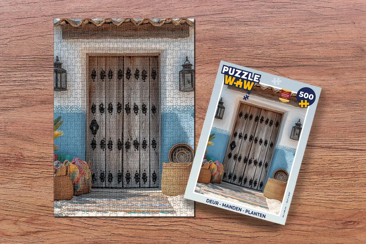 PuzzleWow Puzzel 500 Stuks - Deur Zomer - 8721179514670