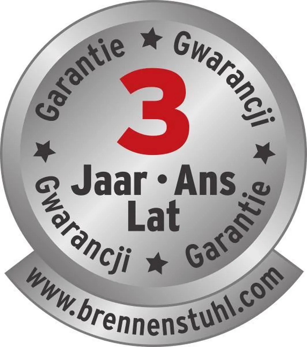 Brennenstuhl Rubber Kabelhaspel X-Gum / Kabelhaspel leeg (gemaakt van speciaal rubber voor permanente belasting, Made in Germany)