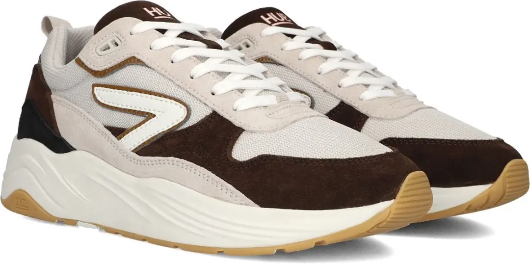 Hub Glide Lage Sneakers 44 - Bone/Off White/Dark Coffee