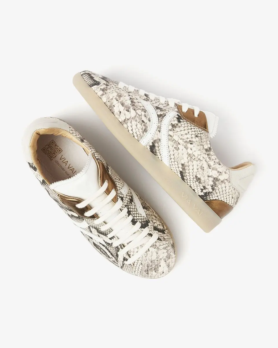 VIA VAI Nilla Khloe Lage Sneakers - Beige