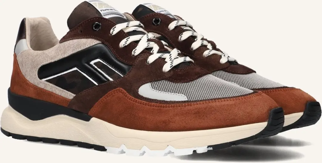 Floris van Bommel De Treener Sfm-10154 Sneakers - Bruin - Maat 44⅔
